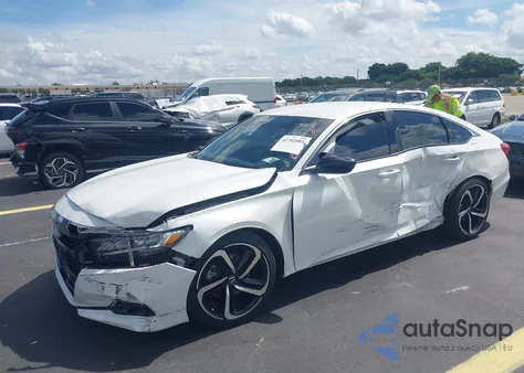 2021 Honda Accord Sport из США, поврежденный, VIN 1HGCV1F30MA065289